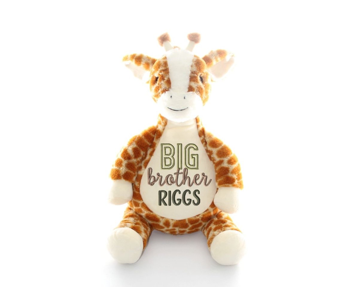 Personalized Brother GiraffeI Sew Jo