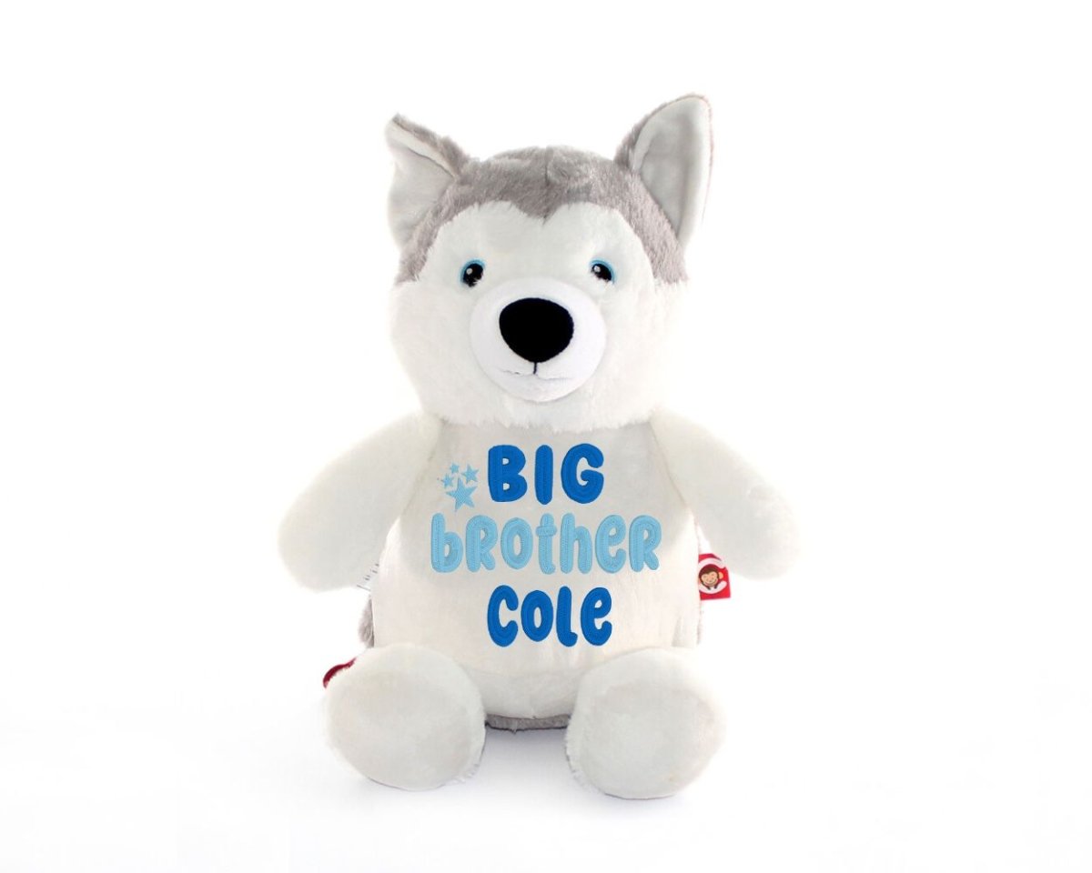 Personalized Brother Husky DogI Sew Jo