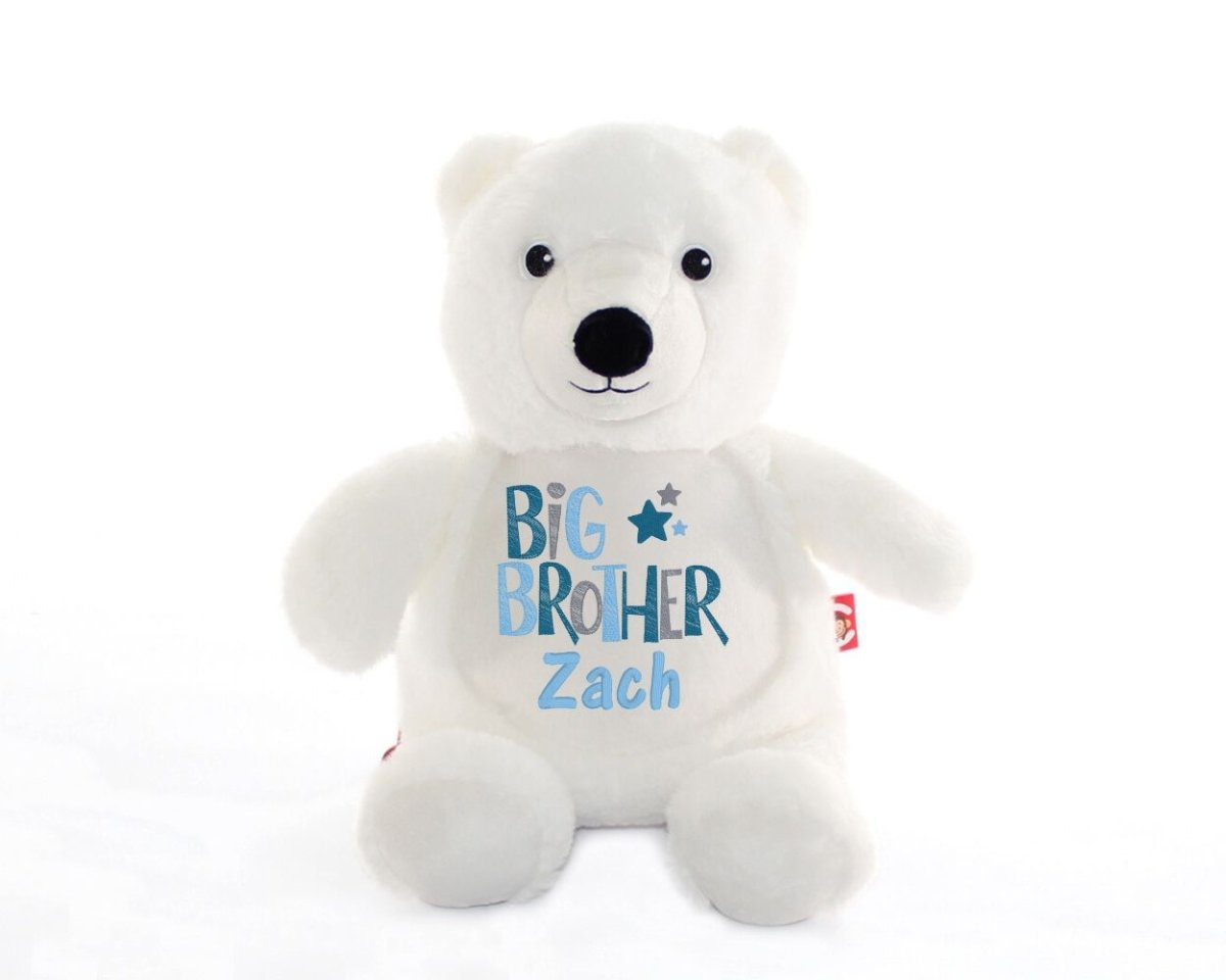 Personalized Brother Polar BearI Sew Jo