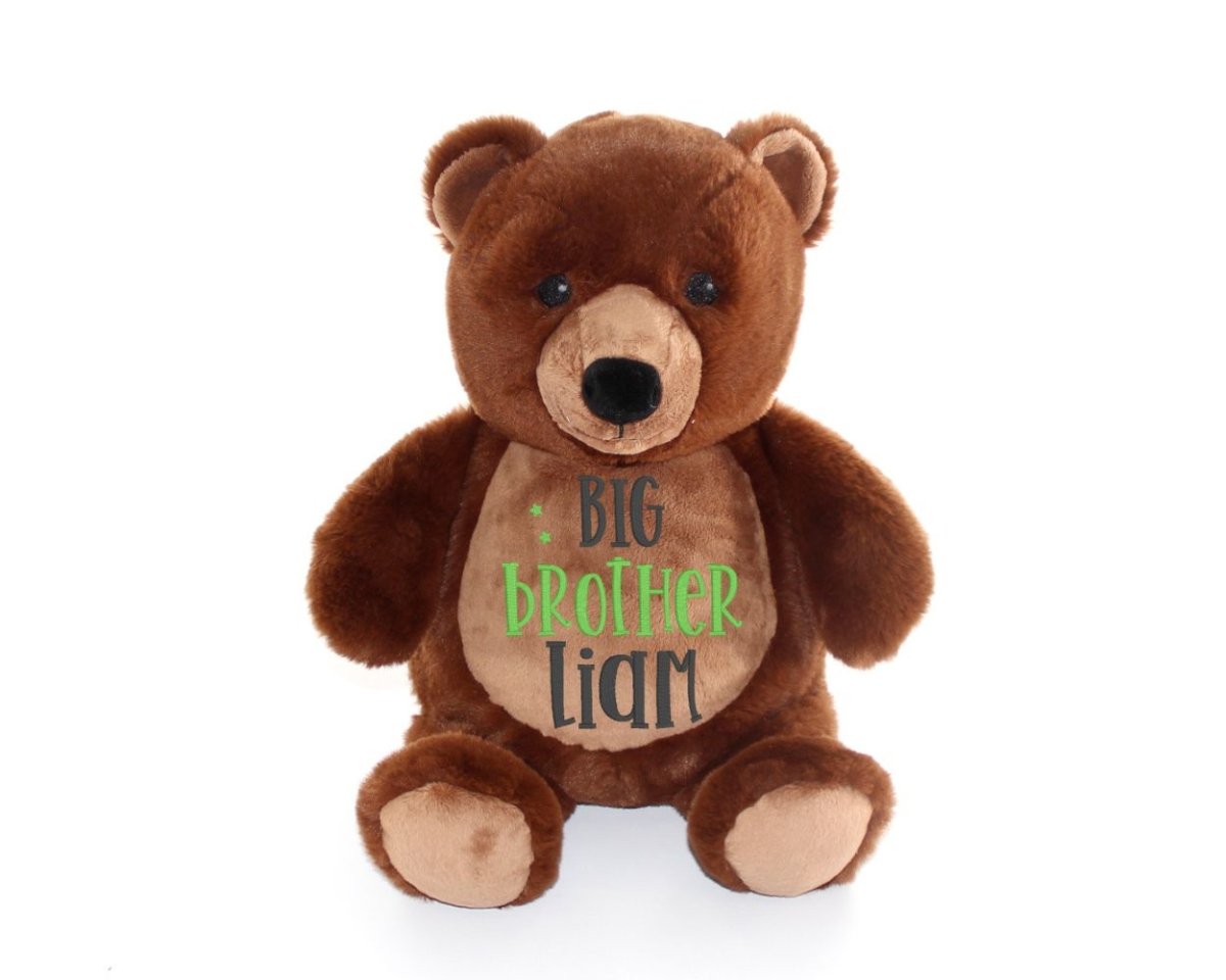 Personalized Brother Teddy BearI Sew Jo