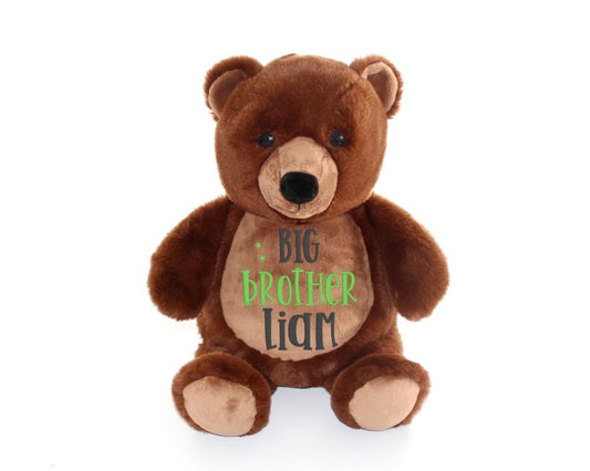 Personalized Brother Teddy BearI Sew Jo