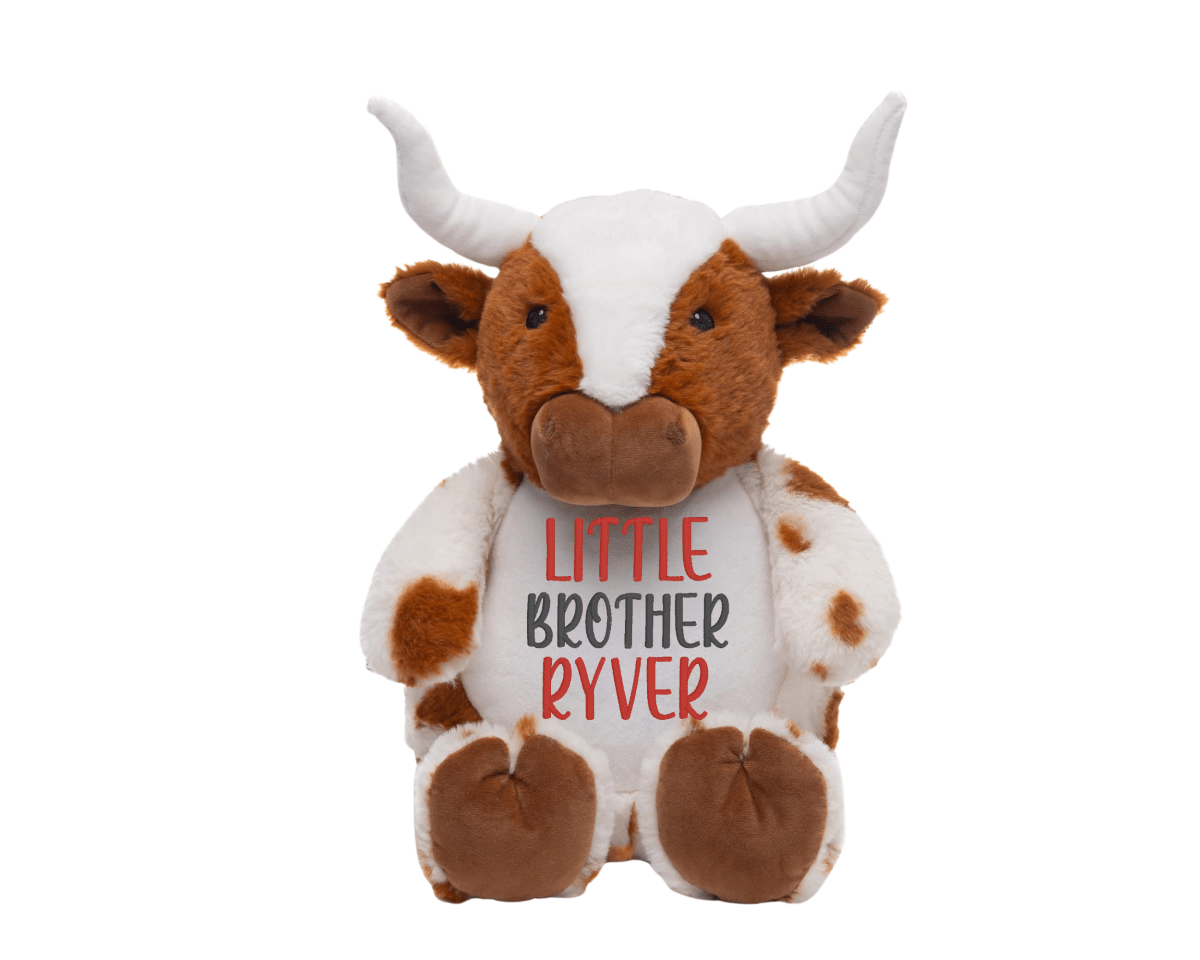 Personalized Little Brother Stuffed AnimalI Sew Jo