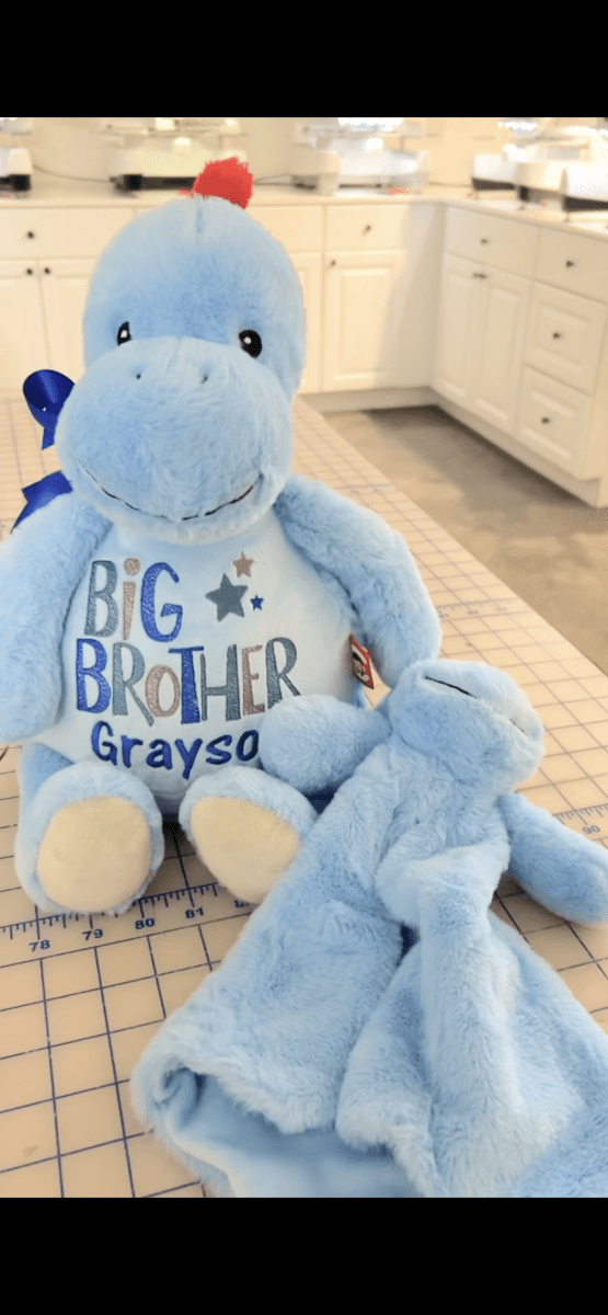 Personalized Name Raccoon Brother Stuffed Animal And Lovey SetCubbies