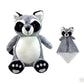 Personalized Name Raccoon Brother Stuffed Animal SetLITTLE ELSKA