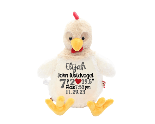 Personalized Chicken StuffedCubbies