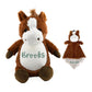 Personalized Name Horse Stuffed Animal Lovey SetI Sew Jo