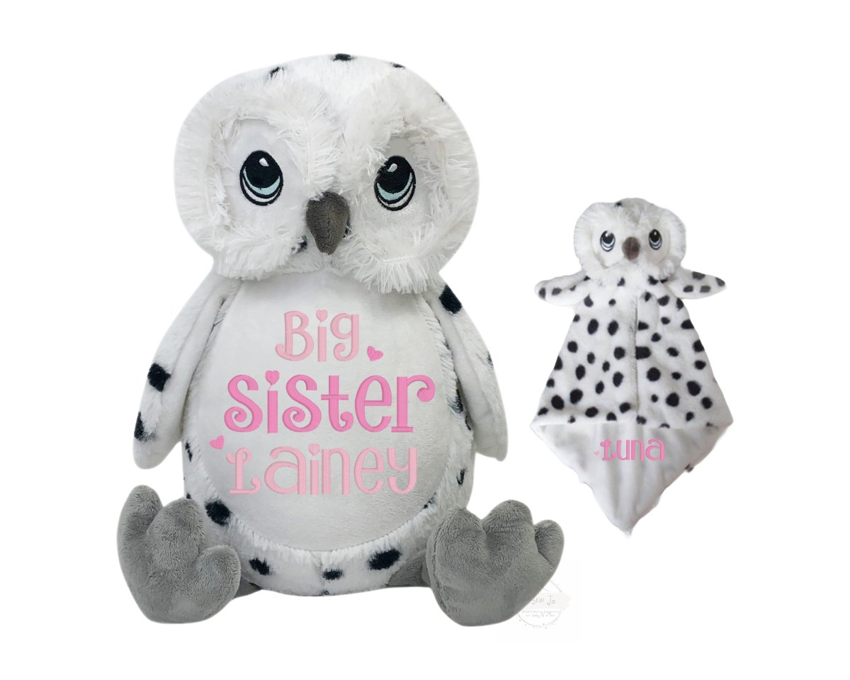 Personalized Big Sister Owl SetLITTLE ELSKA