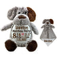 Personalized Birth Stat Dog Stuffed Animal SetLITTLE ELSKA