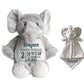 Personalized Birth Stat Elephant Stuffed Animal SetLITTLE ELSKA