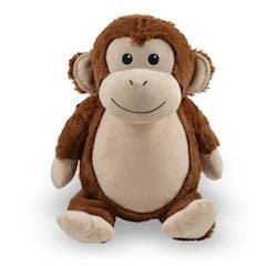 Personalized Birth Stat Monkey Stuffed Animal Lovey SetLITTLE ELSKA