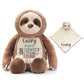 Personalized Birth Stat New Sloth & Lovey SetLITTLE ELSKA