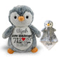 Personalized Birth Stat Penguin Stuffed Animal SetLITTLE ELSKA