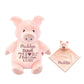 Personalized Birth Stat Pig Stuffed Animal SetLITTLE ELSKA