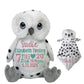 Personalized Birth Stats Owl SetLITTLE ELSKA