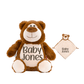 Personalized Brown Bear Set with NameLITTLE ELSKA