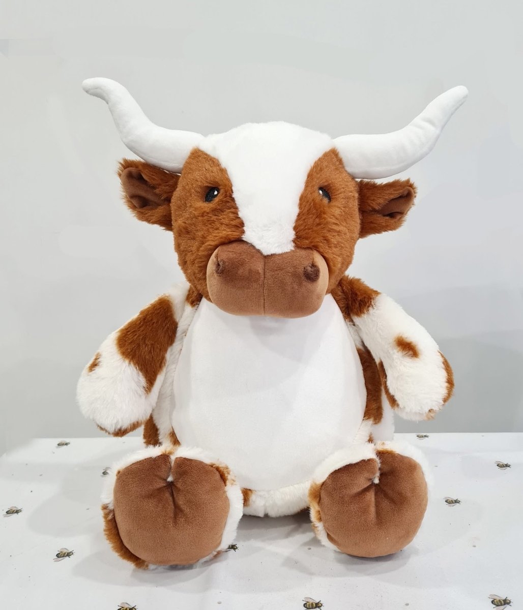 Personalized Longhorn Cow Set with NameLITTLE ELSKA