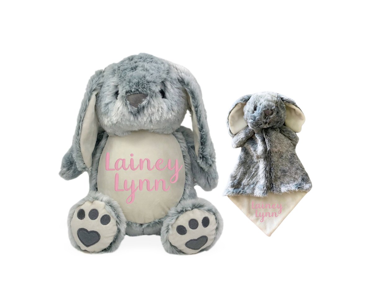 Personalized Name Bunny Stuffed Animal SetLITTLE ELSKA