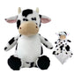 Personalized Name Cow Stuffed Animal SetLITTLE ELSKA