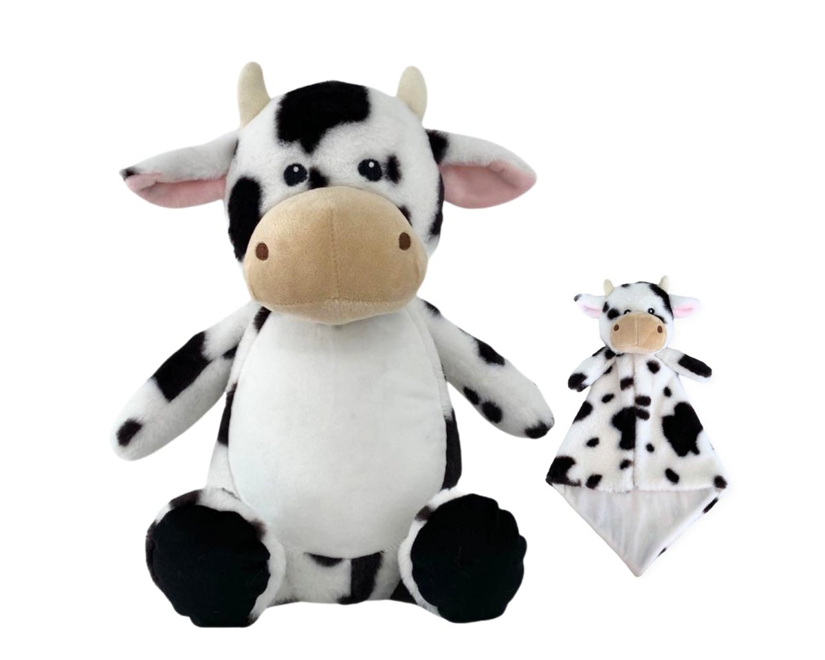 Personalized Name Cow Stuffed Animal SetLITTLE ELSKA