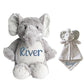 Personalized Name Elephant Stuffed Animal SetLITTLE ELSKA