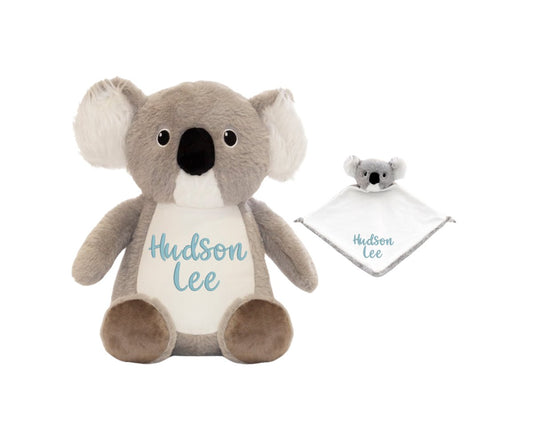 Personalized Name Koala & Lovey SetLITTLE ELSKA