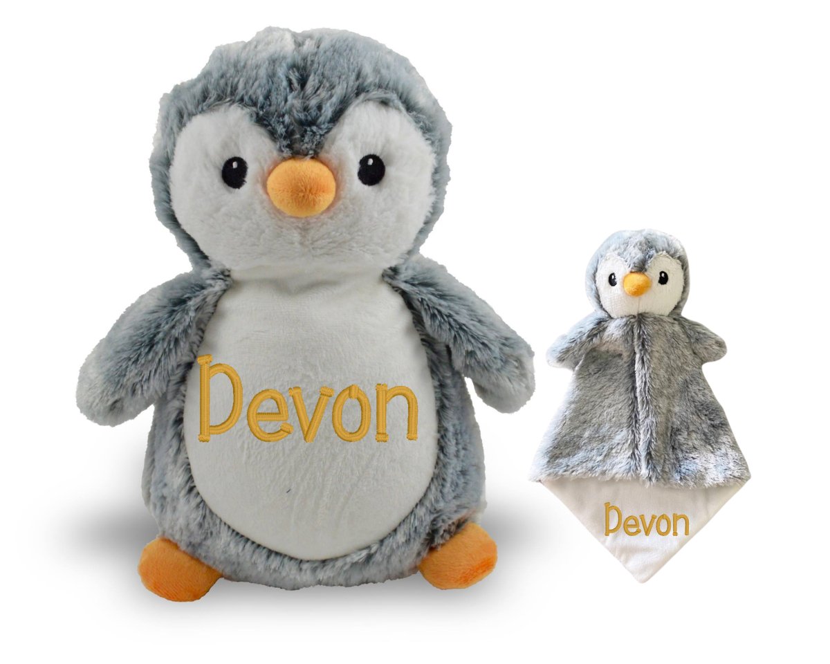 Personalized Name Penguin Stuffed Animal SetLITTLE ELSKA