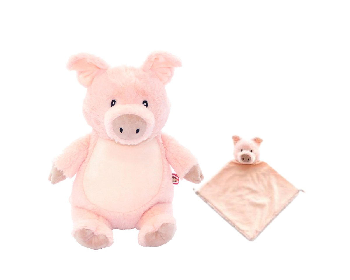 Personalized Name Pig Stuffed Animal SetLITTLE ELSKA