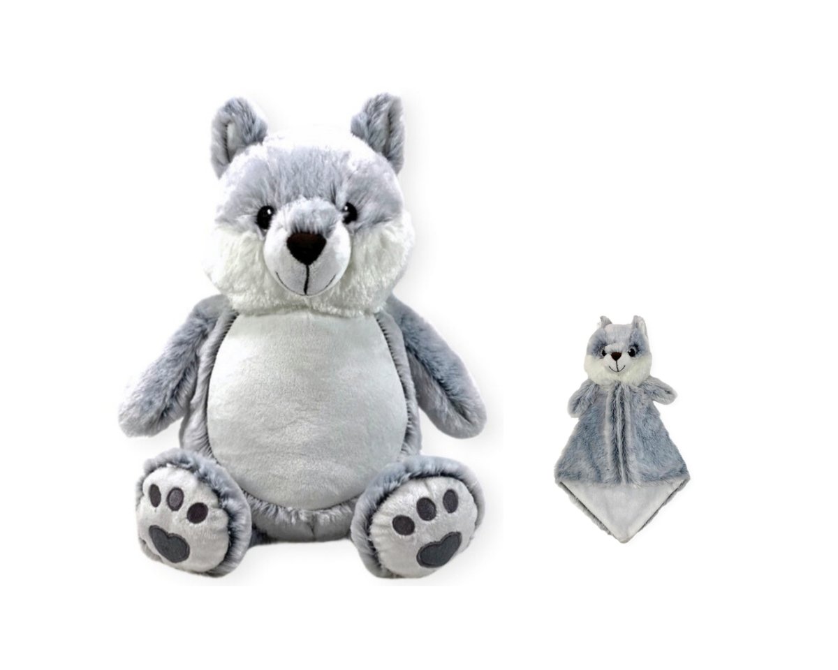 Personalized Name Wolf Stuffed Animal SetLITTLE ELSKA