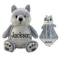 Personalized Name Wolf Stuffed Animal SetLITTLE ELSKA