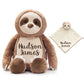 Personalized New Name Sloth & Lovey SetLITTLE ELSKA