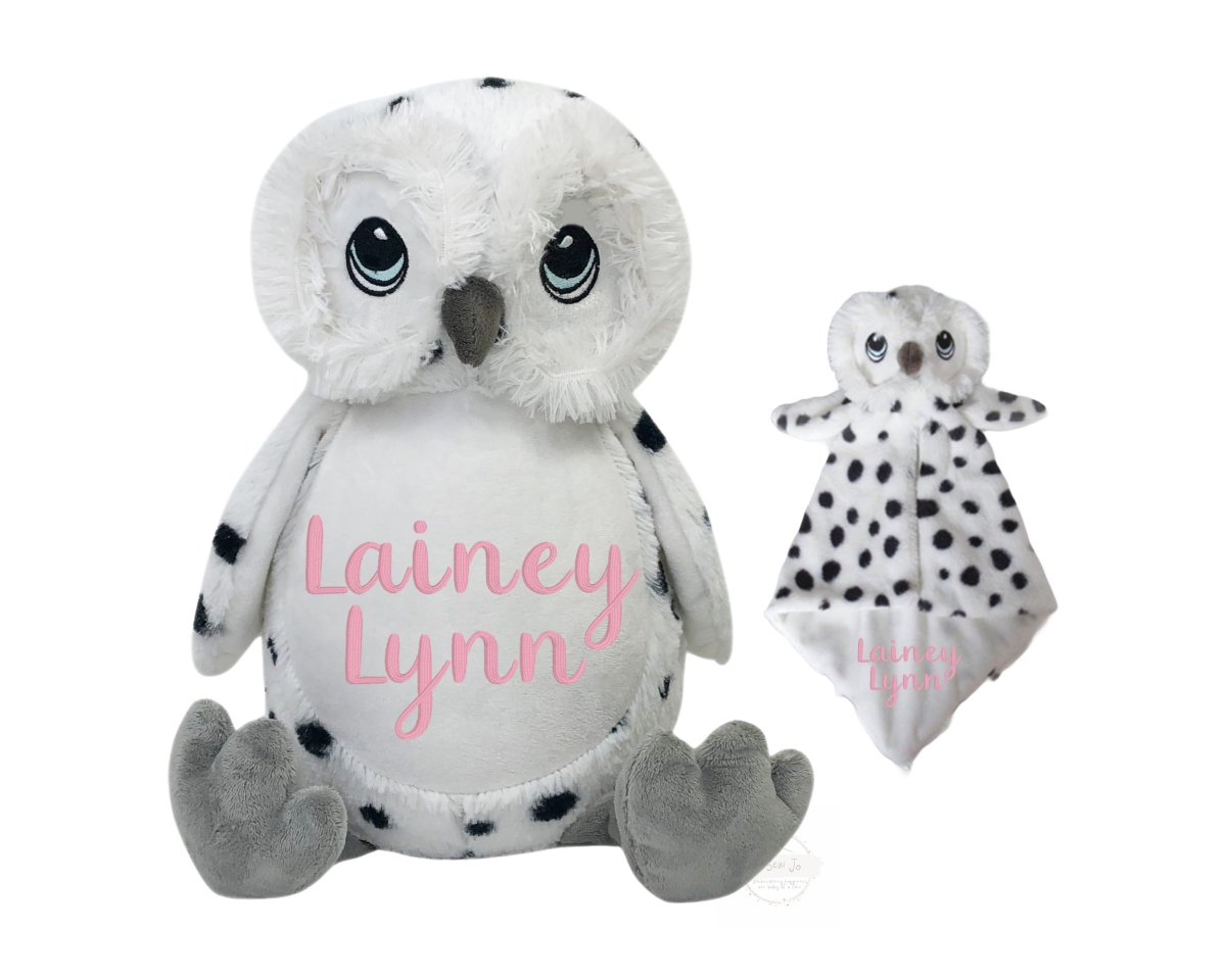 Personalized Owl Set with NameLITTLE ELSKA