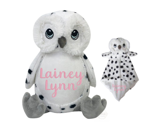 Personalized Owl Set with NameLITTLE ELSKA