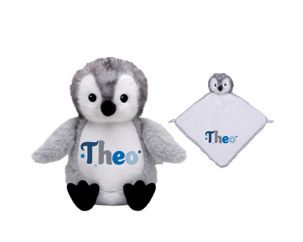 Personalized Penguin Set with NameLITTLE ELSKA