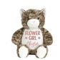 Flower Girl Personalized Stuffed AnimalI Sew Jo